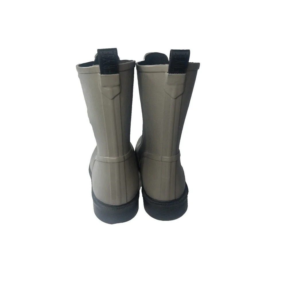 FRYE Storm Zip Rain Boots  Women's Size 10 M Grey